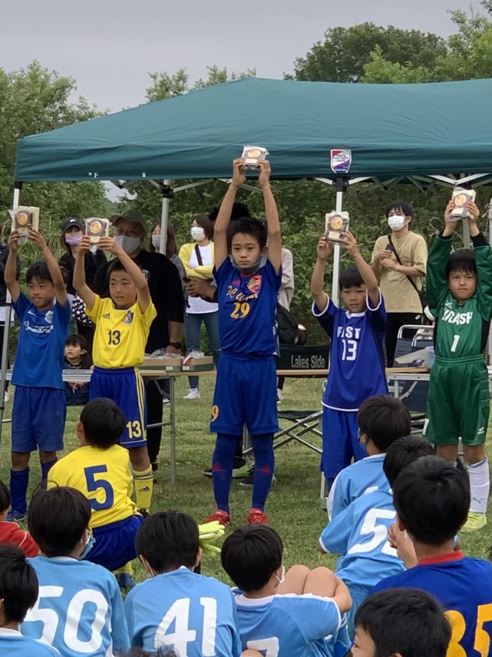 Dream　Football　㏌　KAZO 5年生　大会閉会式模様１