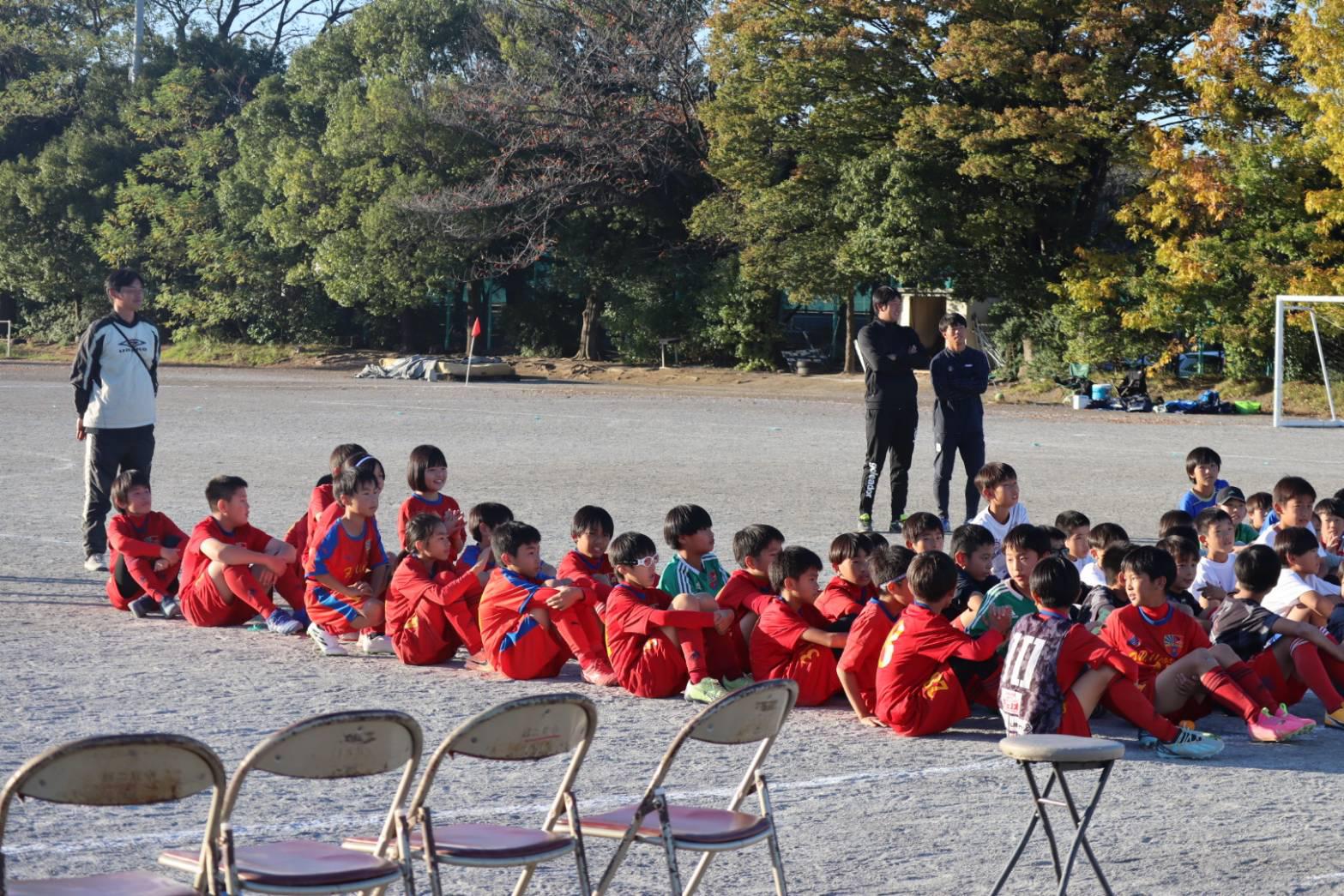 「Enjoy  FOOTBALL 2023」５年４年準優勝表彰式２
